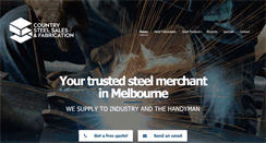 Desktop Screenshot of countrysteel.com.au